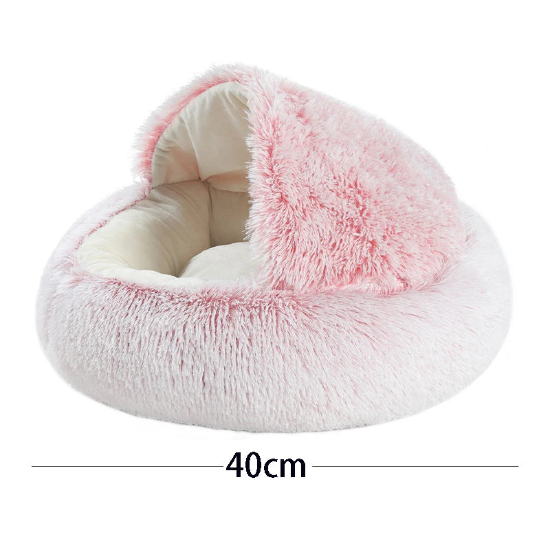 Plush Cave Bed for Cats