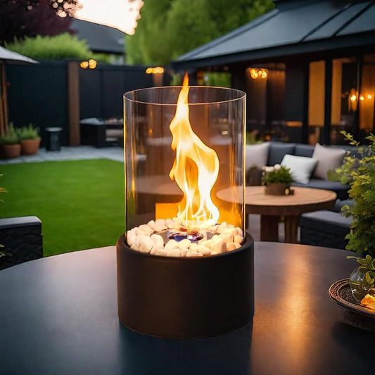 Portable Glass Tabletop Fireplace